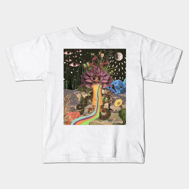 Forever Dama Kids T-Shirt by Astralmoonbeam